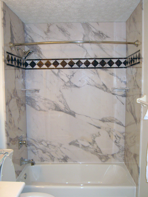 New Sentrel Shower & Tub Wall Panels: The Glamorous Look of Marble and Granite at Half the Price 